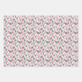 Hoja De Papel De Regalo Menta de pimienta