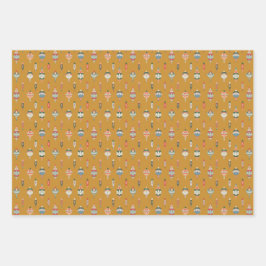 Hoja De Papel De Regalo Merry + Bright Ornament Collection 