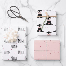 Hoja De Papel De Regalo "Mina mía": El amor loco por las vacas
