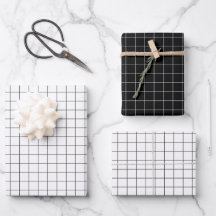 Minimalista Moderno Negro Y Blanco