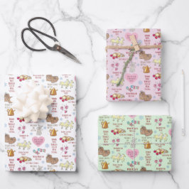 Hoja De Papel De Regalo Mis cosas favoritas, el sonido de la música atrae 