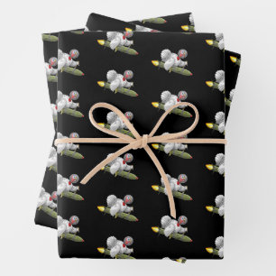 Hoja De Papel De Regalo Misil de Acción de Gracias Turquía