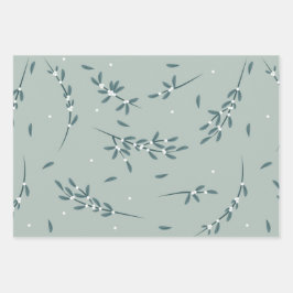 Hoja De Papel De Regalo Mistletoe-