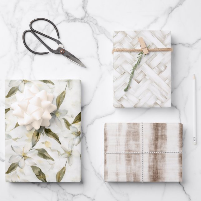 Hoja De Papel De Regalo Moda Boda floral Siciliano Summer Lemons (Anverso)