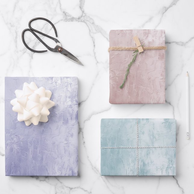 Hoja De Papel De Regalo Moda Dusty Lavender Purple (Anverso)