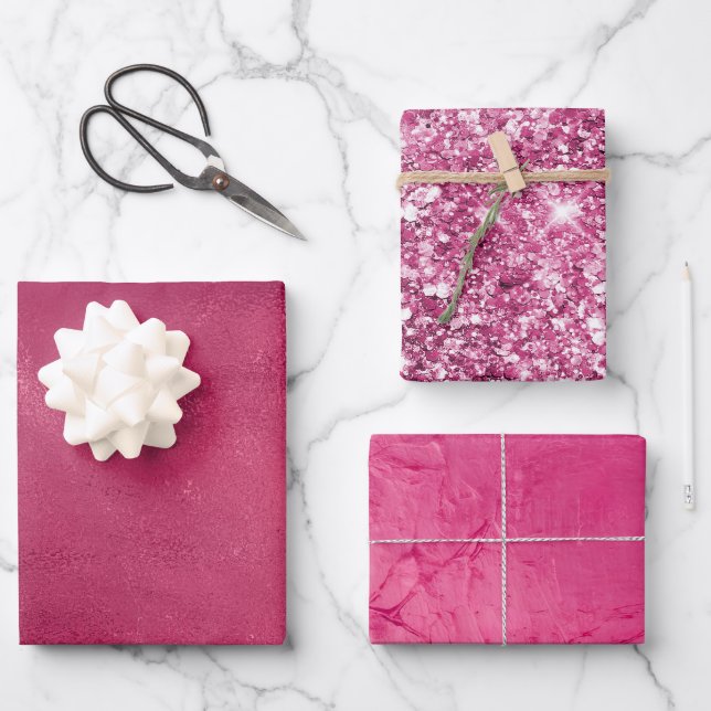 Hoja De Papel De Regalo Moda Girly Glam (Anverso)