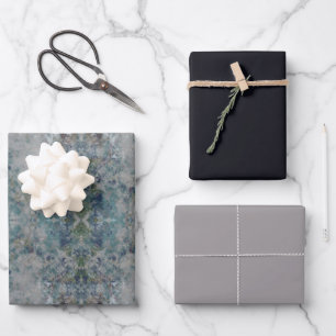 Hoja De Papel De Regalo Moderna, De Una Especie De Arte Abstracto En Un Se