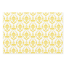 Moderno Amarillo de Limón Elegante Mediterráneo