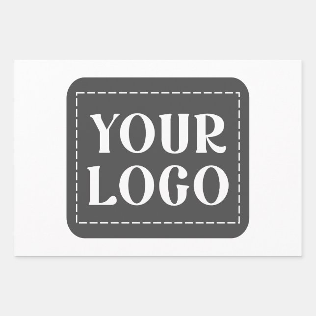 Hoja De Papel De Regalo Moderno, elegante, sofisticado y personalizable (Anverso)