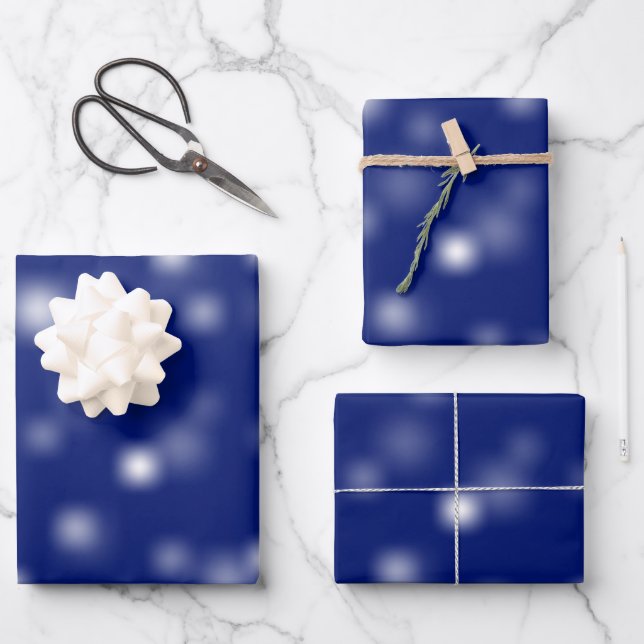 Hoja De Papel De Regalo Modesto blanco juguetón aleatorio desvaneciéndose  (Anverso)