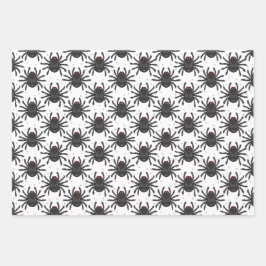 Hoja De Papel De Regalo Monster Spiders