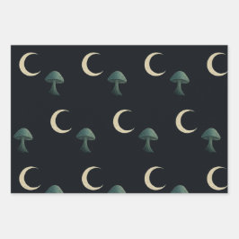 Hoja De Papel De Regalo Moonlit Masquerade Elegant Halloween