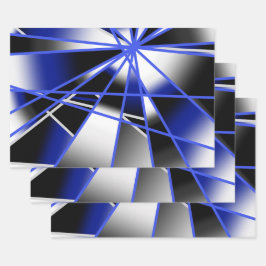 Hoja De Papel De Regalo Mosaico de dibujo mecánico de relleno de color de 