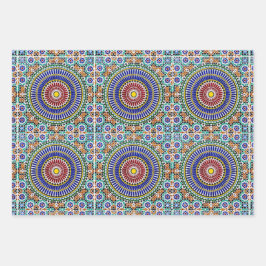 Hoja De Papel De Regalo Mosaico marroquí