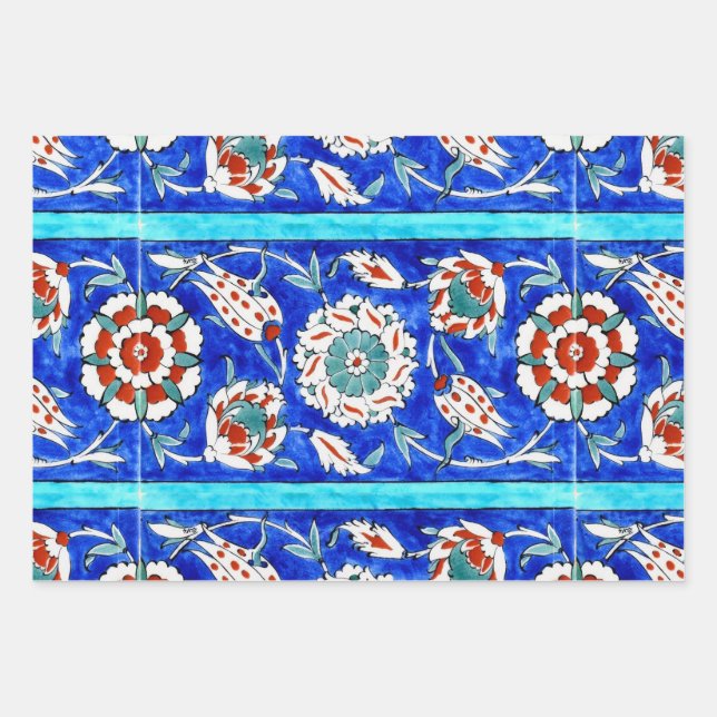 Hoja De Papel De Regalo mosaicos iznik (Anverso)
