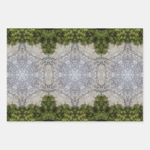Hoja De Papel De Regalo Moss verdes y arte de la naturaleza terrestre