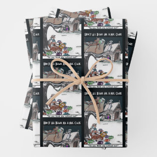 Hoja De Papel De Regalo Mr. & Mrs. Claus How it All Began