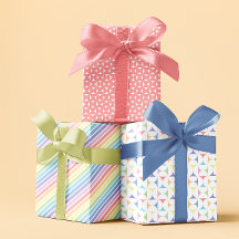 Muelle rosado del resorte del arcoiris pastel de 3