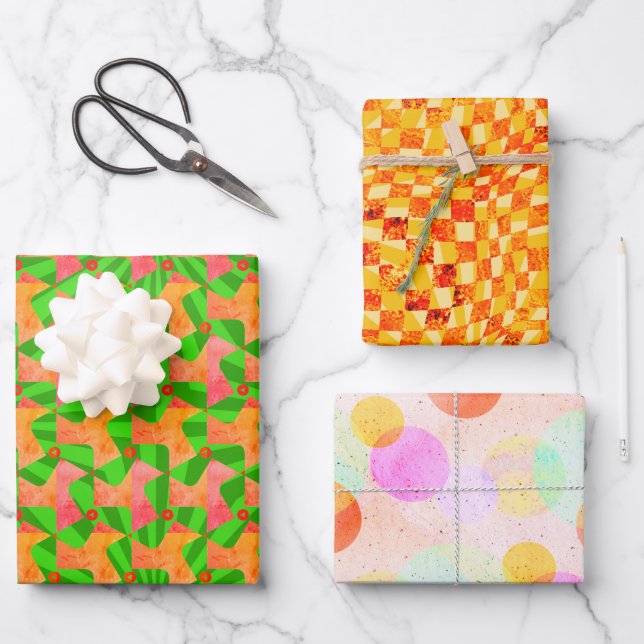 Hoja De Papel De Regalo Muestreo del engranaje de arte de la vista Taffi (Anverso)