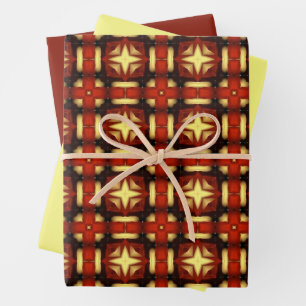 Hoja De Papel De Regalo MVB Autumn Plaid Design