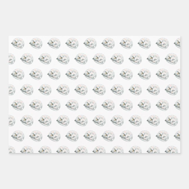 Hoja De Papel De Regalo Napa de gato (Anverso)