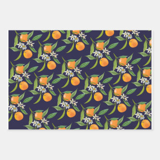 Hoja De Papel De Regalo Naranja de Florida