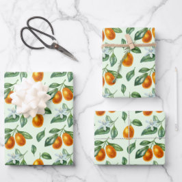 Hoja De Papel De Regalo Naranja estético Citrus Fruit Food