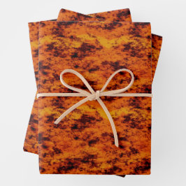 Hoja De Papel De Regalo Naranja Grunge