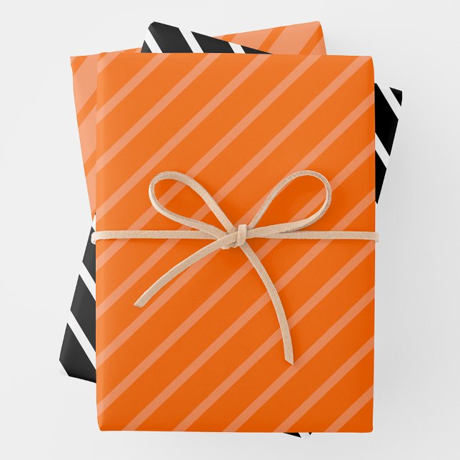 Hoja De Papel De Regalo Naranja, negro y blanco (Subido por el creador)