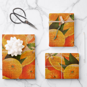 Hoja De Papel De Regalo Naranjas amargos de Capri (edición cretonina)
