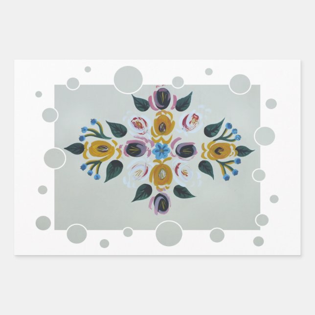 HOJA DE PAPEL DE REGALO NARROWBOATS (Anverso)