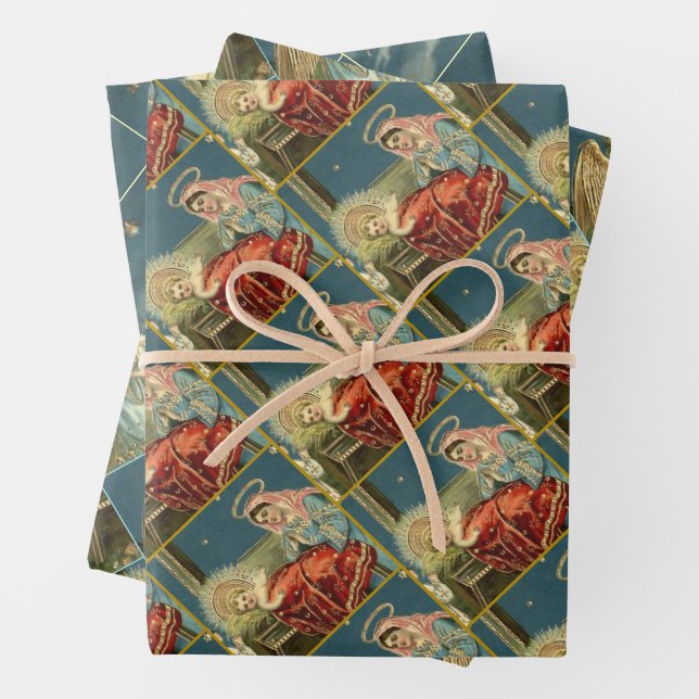 Hoja De Papel De Regalo Nativity Scene Bethlehem (In situ)