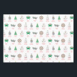 Hoja De Papel De Regalo Nautical Pun Christmas Wrapping Paper<br><div class="desc">For the nautical pun lover. Have a chuckle with family and friends as you celebrate holidays by the sea.</div>