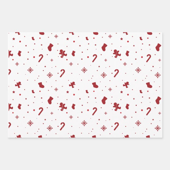 Hoja De Papel De Regalo "Navidad" (Anverso)