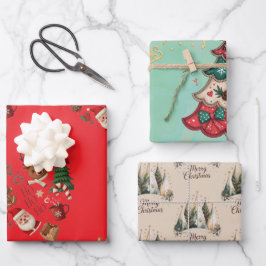 Hoja De Papel De Regalo Navidad 