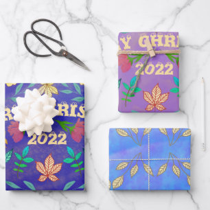 HOJA DE PAPEL DE REGALO NAVIDAD DE FERIA PERSONALIZADA 20XX