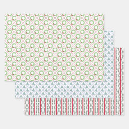 Hoja De Papel De Regalo Navidad de Impresión en Bloque