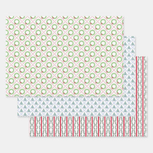 Hoja De Papel De Regalo Navidad de Impresión en Bloque