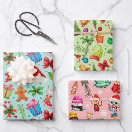 Hoja De Papel De Regalo Navidad de niños
