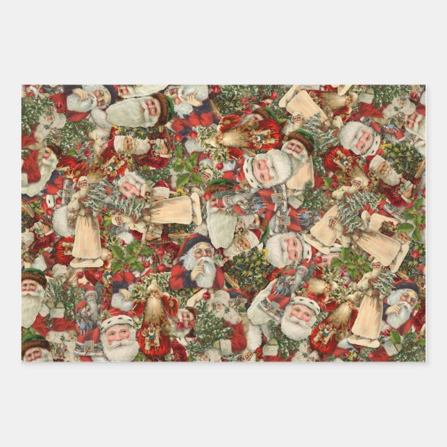 Hoja De Papel De Regalo Navidad de padre (Anverso)