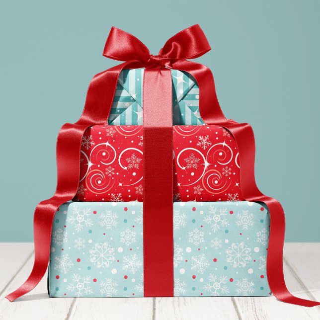 Hoja De Papel De Regalo Navidad Festiva de Invierno (Subido por el creador)