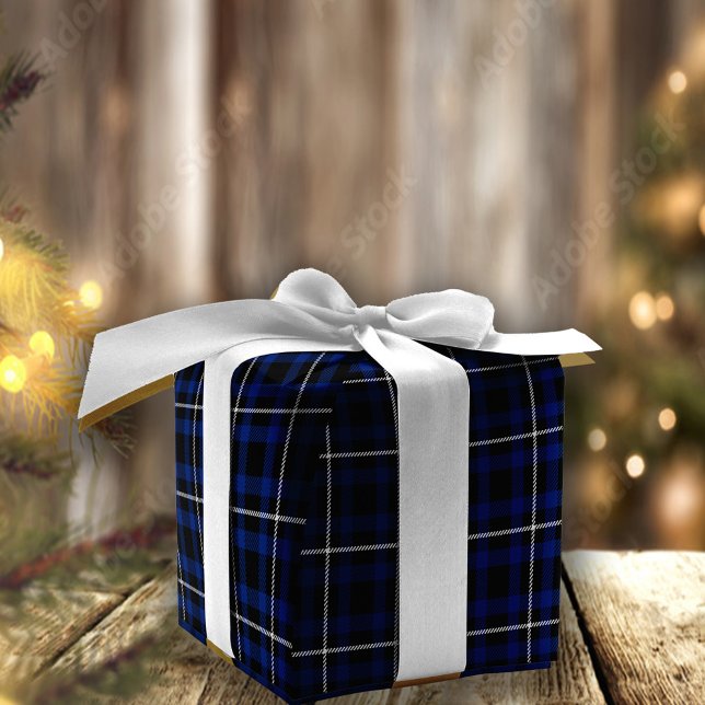 Hoja De Papel De Regalo Navidad Marina Blue Buffalo Plaid (Subido por el creador)