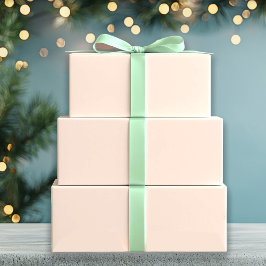 Hoja De Papel De Regalo Navidad Rosa Color Sólido