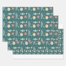 Hoja De Papel De Regalo Navidad Vintage