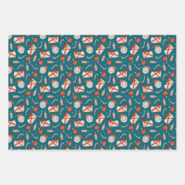 Hoja De Papel De Regalo Navidades