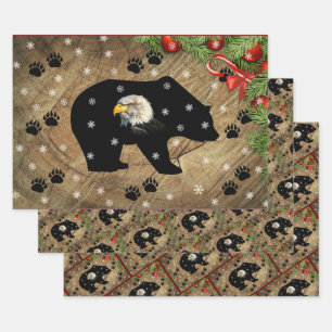 Hoja De Papel De Regalo Navidades: Aceite de oso negro