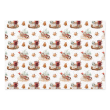 Navidades acogedores, comida y bebida en vacacione