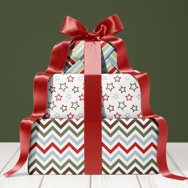Hoja De Papel De Regalo Navidades Acogedores Feriados Rojo Y Verde (Subido por el creador)