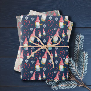 Hoja De Papel De Regalo Navidades adoran a Gnome