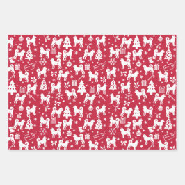 Hoja De Papel De Regalo Navidades Akita